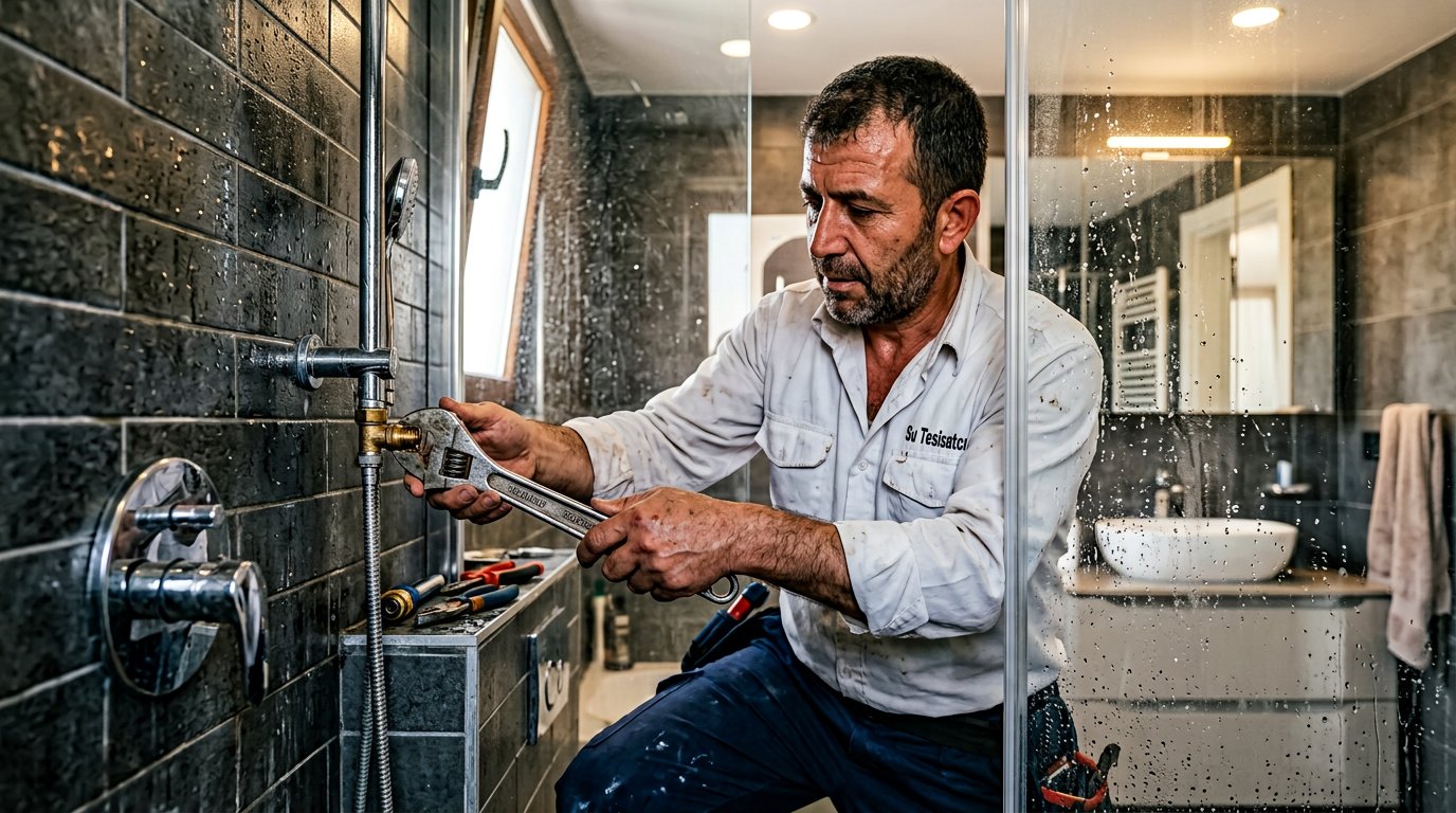 Duş Bataryası ve Başlığı